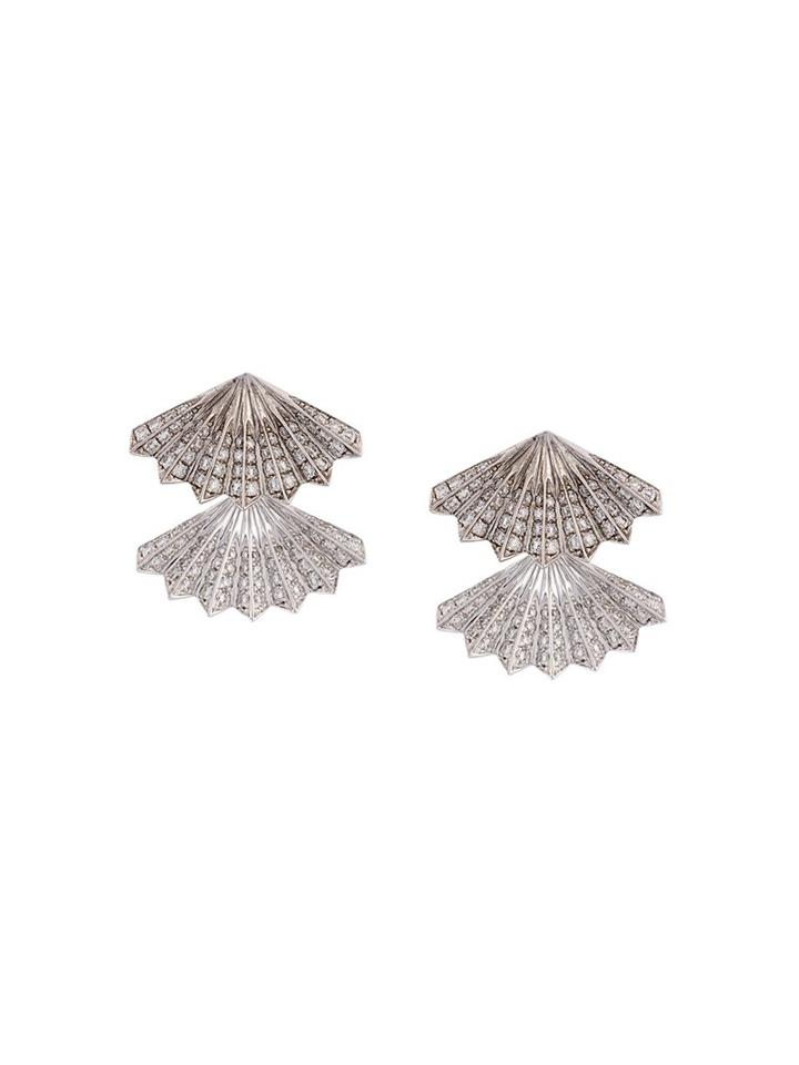 Anita Ko 'dia' Fan Earrings