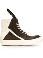 Rick Owens Geo Basket Hi-top Sneakers, Men's, Size: 41, Grey, Leather/rubber