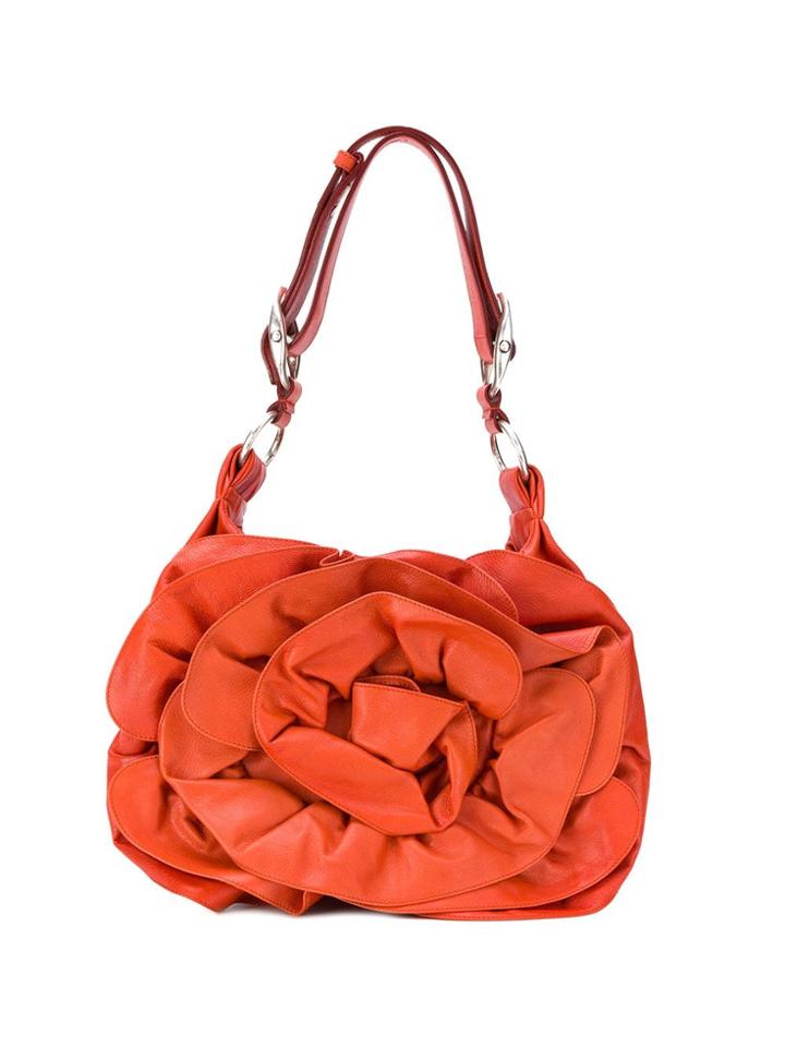 Yves Saint Laurent Vintage 2004 Chevre Nadja Bag - Orange