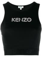 Kenzo Logo Tank Top - Black