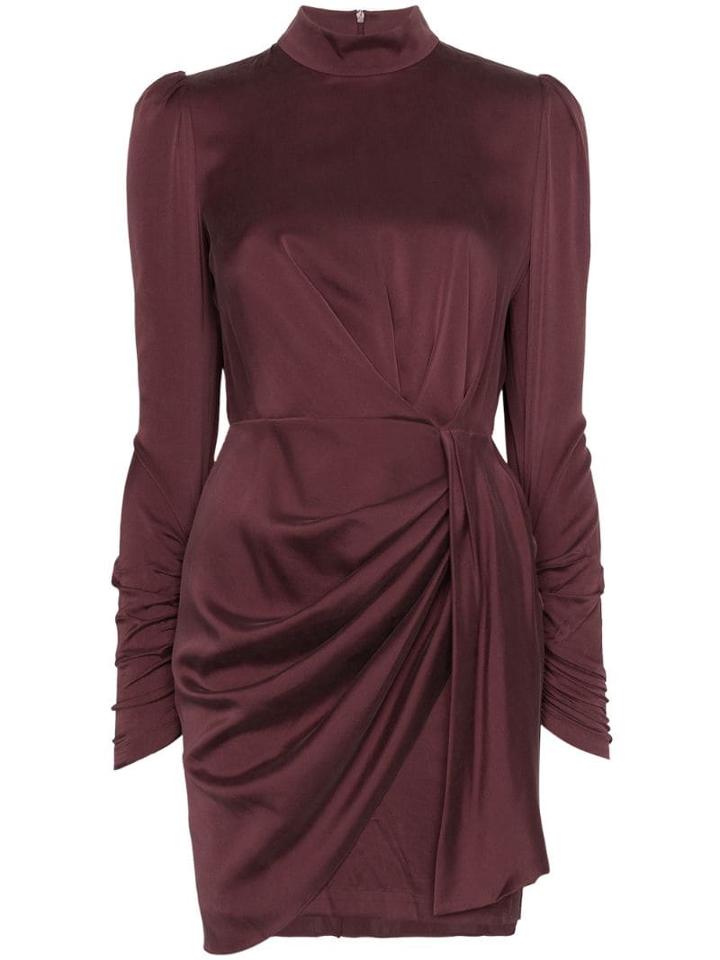 Zimmermann Gathered Mini Dress - Black