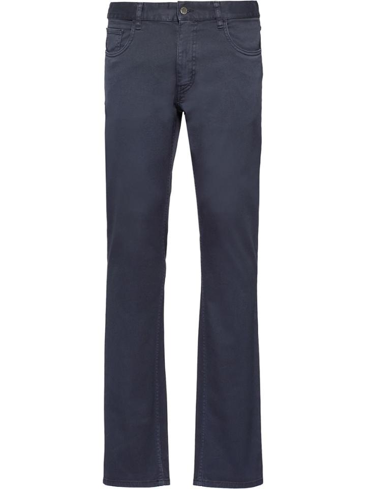 Prada Low-rise Tapered Jeans - Blue
