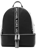 Michael Michael Kors Logo Stripe Backpack - Black