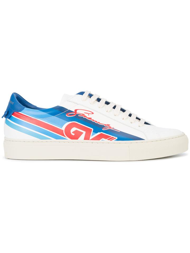 Givenchy Gv Motocross Print Sneakers - White