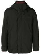 Prada Zipped Hooded Jacket - Black