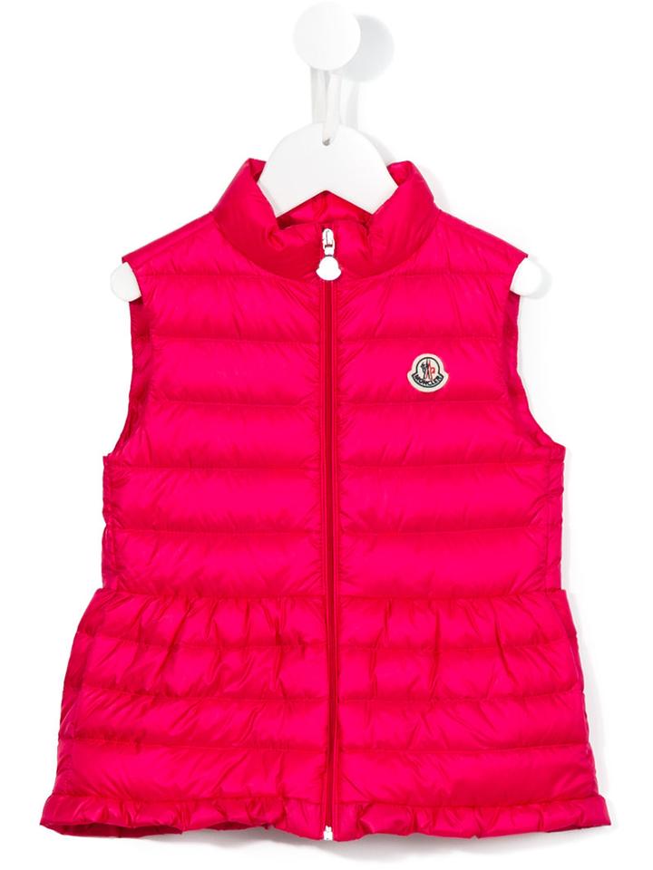 Moncler Kids Padded Gilet, Girl's, Size: 6 Yrs, Pink/purple