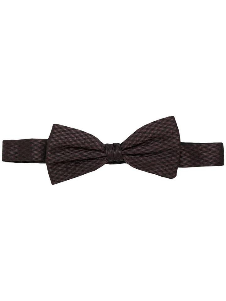 Pal Zileri Woven Texture Bow Tie - Pink