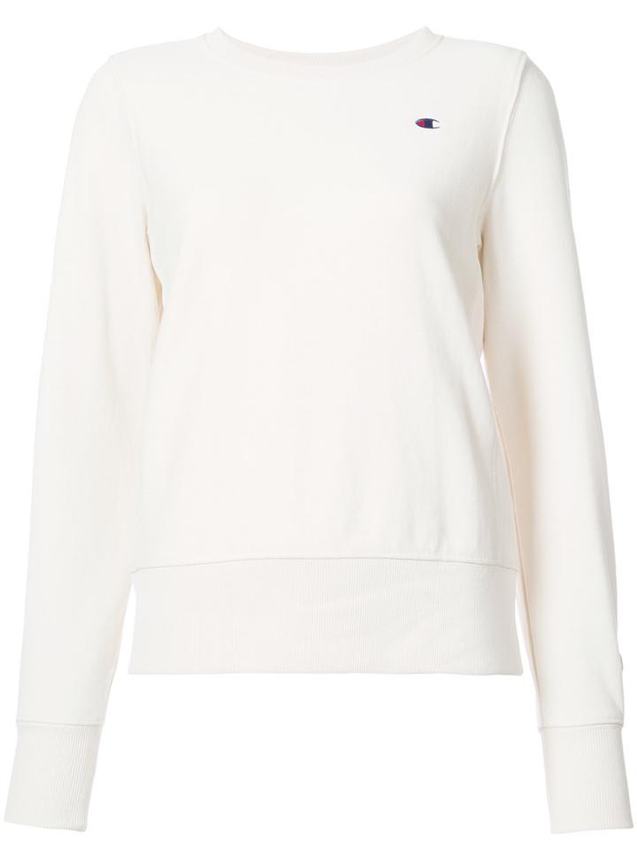 Champion Crew Neck Sweatshirt - Nude & Neutrals