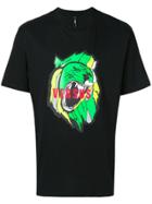 Versus Lion Logo Print T-shirt - Black