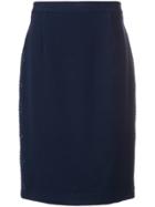 Blumarine Midi Pencil Skirt - Blue