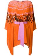 Fendi Crêpe De Chine Kaftan - Orange