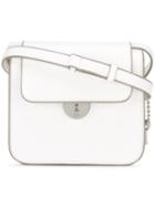 Maison Margiela Structured Shoulder Bag, Women's, White, Calf Leather