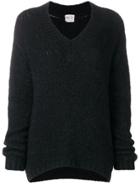 Forte Forte Classic V-neck Pullover - Black