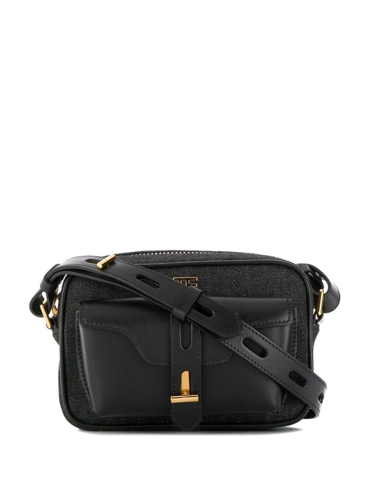 Tom Ford Denim Camera Bag - Black