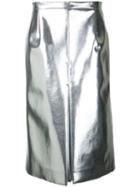 Rokh - Metallic (grey) Skirt - Women - Polyester - 36, Polyester