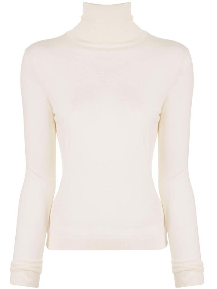 Aspesi Fine Knit Turtleneck Sweater - White