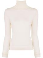 Aspesi Fine Knit Turtleneck Sweater - White