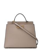 Zac Zac Posen Earthette Double Compartment Satchel - Grey