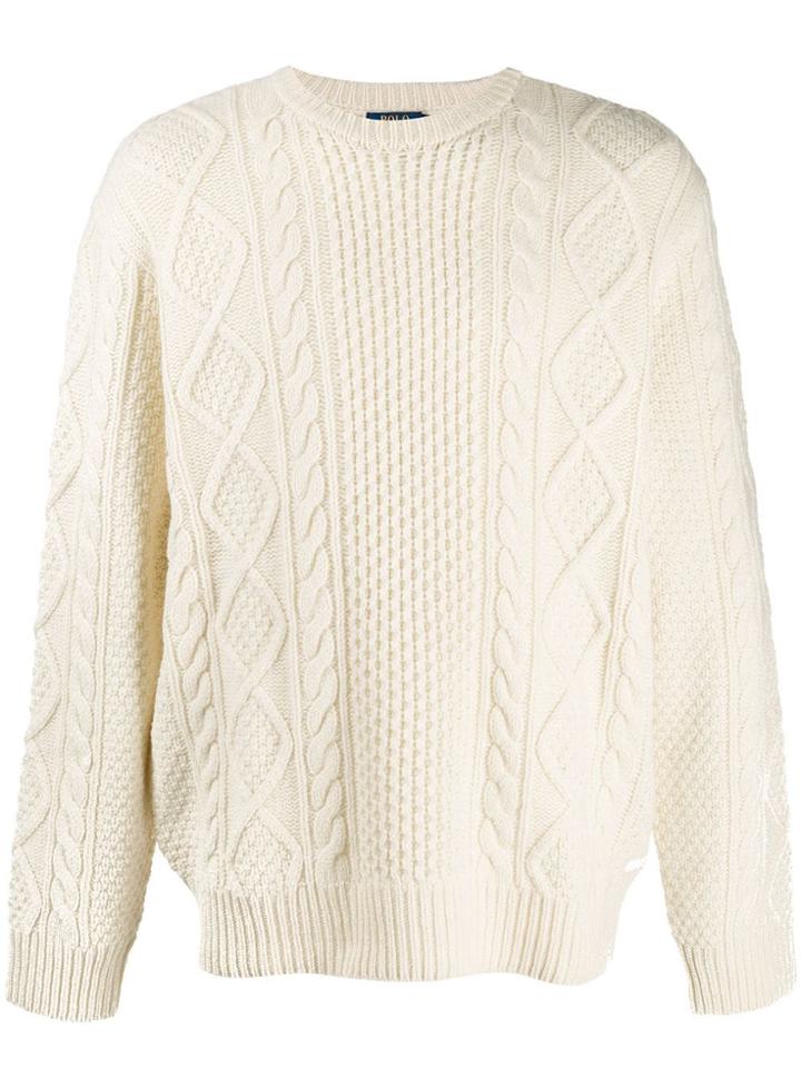 Polo Ralph Lauren Cable-knit Sweater - White