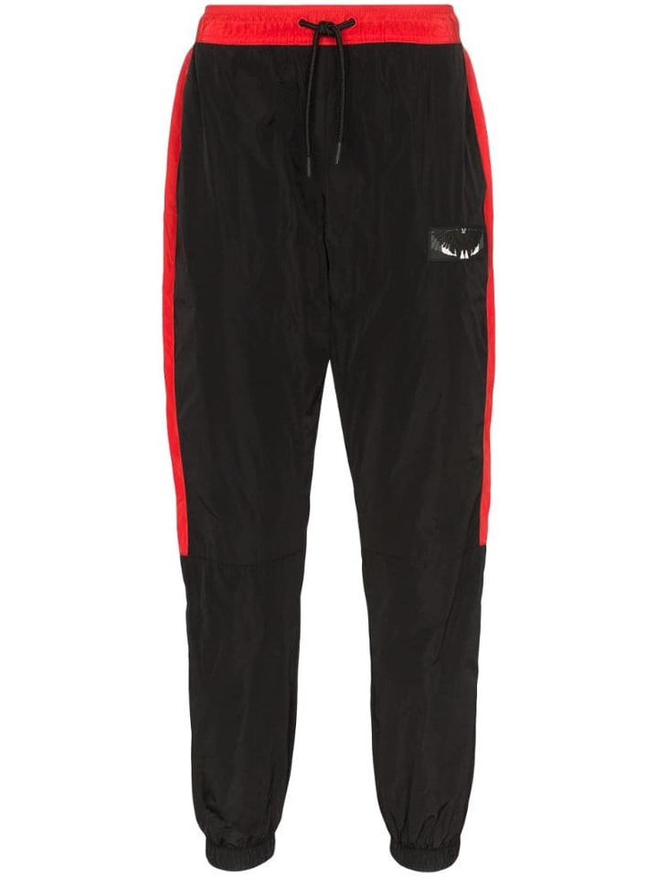 Marcelo Burlon County Of Milan Wing Patch Track Pants - Black