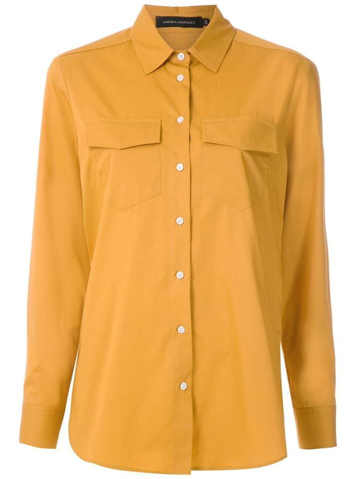 Andrea Marques Andrea Marques Camisacombolsos Amarelo - Orange