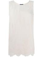 Twin-set Lace Layer Tank Top