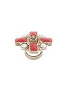 Chanel Pre-owned Circular Cc Ring - Multicolour