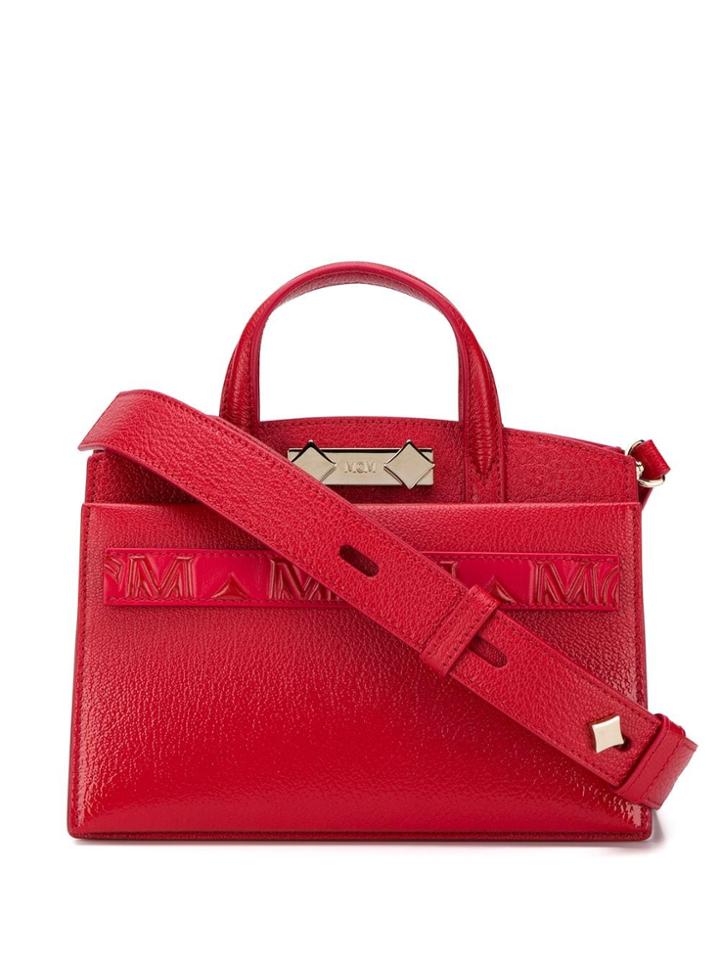 Mcm Mini Milano Tote - Red