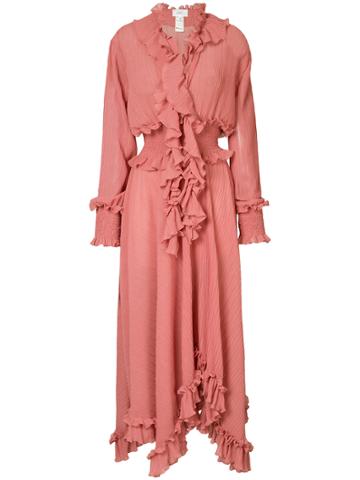 Lalo Flared Style Dress - Pink & Purple