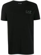 Ea7 Emporio Armani Logo Stamp T-shirt - Black