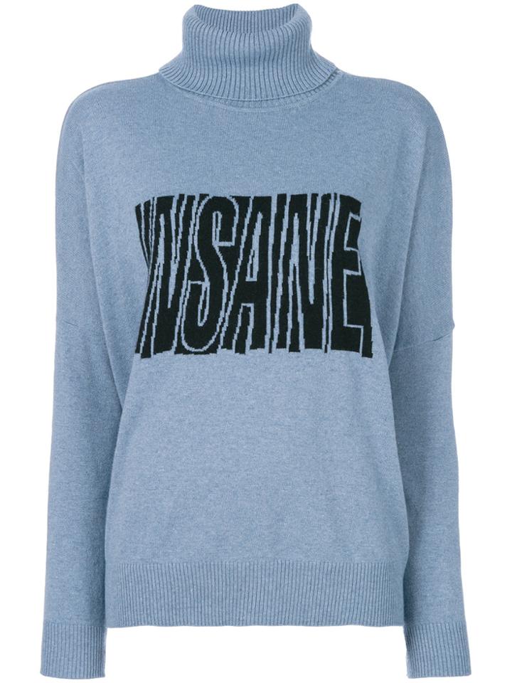 Marios Insane Turtleneck Sweater - Blue