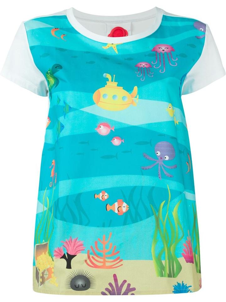 Ultra Chic Sea Print T-shirt