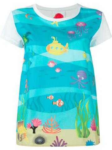Ultra Chic Sea Print T-shirt