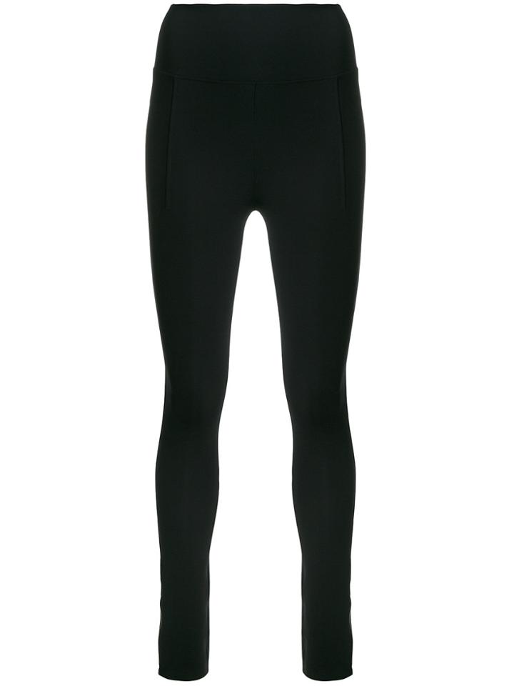 Helmut Lang Zip Cuff Leggings - Black