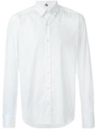Fay Classic Button Down Shirt, Men's, Size: 41, White, Cotton/polyamide/spandex/elastane