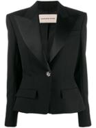 Alexandre Vauthier Fitted Tuxedo Jacket - Black