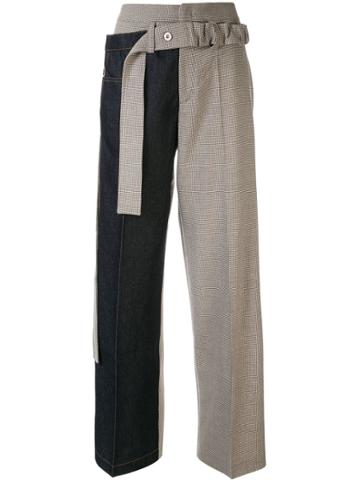 Delada Two-tone Trousers - Blue
