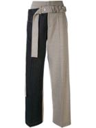 Delada Two-tone Trousers - Blue