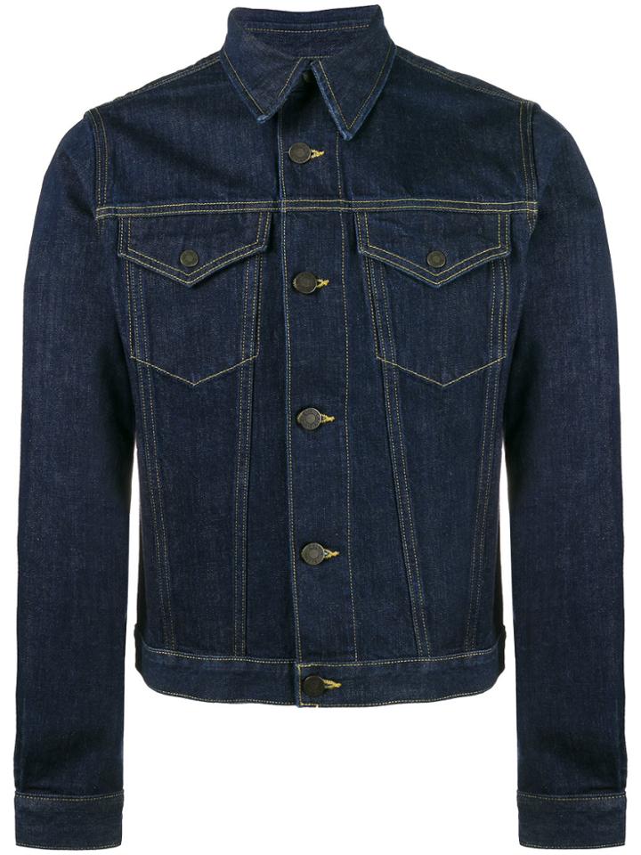 Calvin Klein 205w39nyc Slim Fit Denim Jacket - Blue