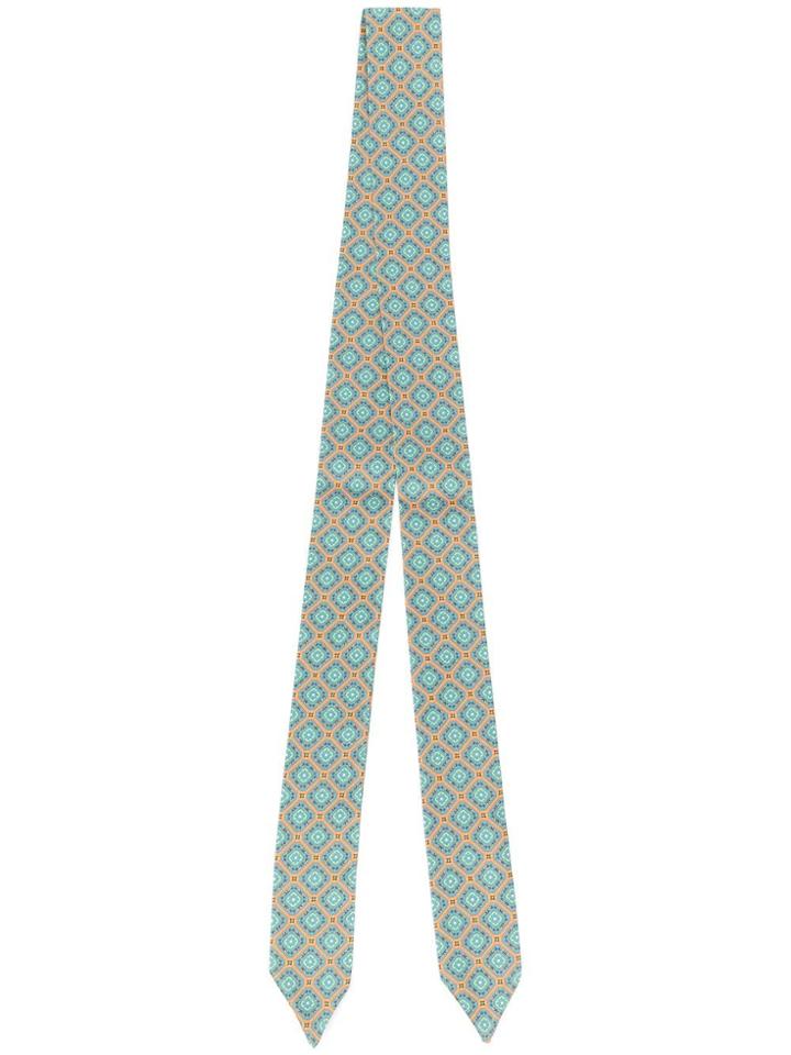 Jejia Printed Skinny Scarf - Blue