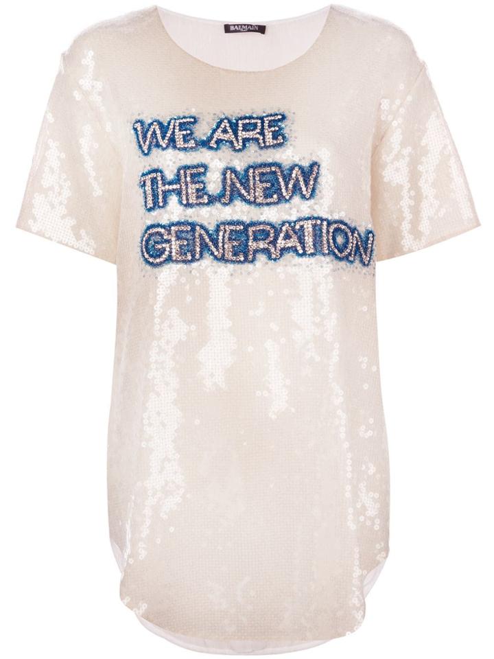 Balmain We Are The New Generation T-shit - C0405