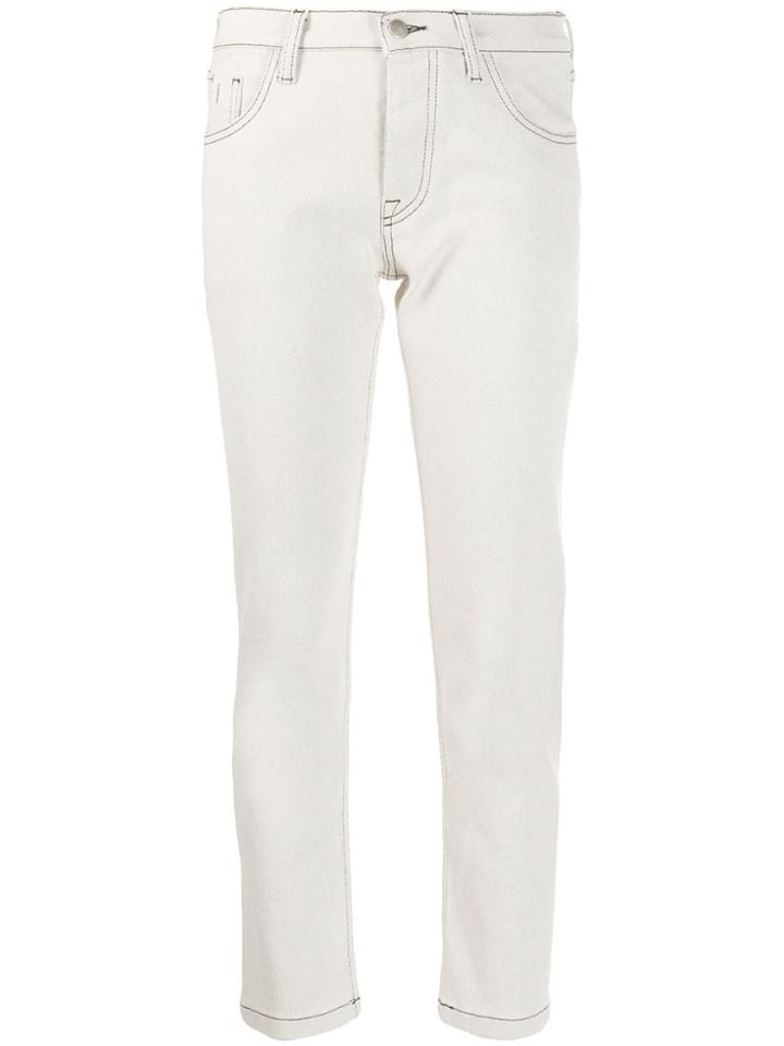 Andrea Ya'aqov High Rise Skinny Jeans - White
