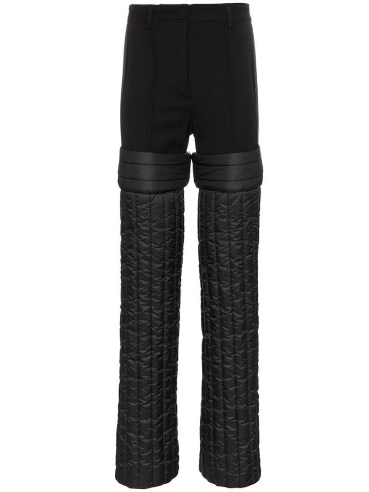 Colmar A.g.e. By Shayne Oliver High Waisted Padded Wollen Trousers -