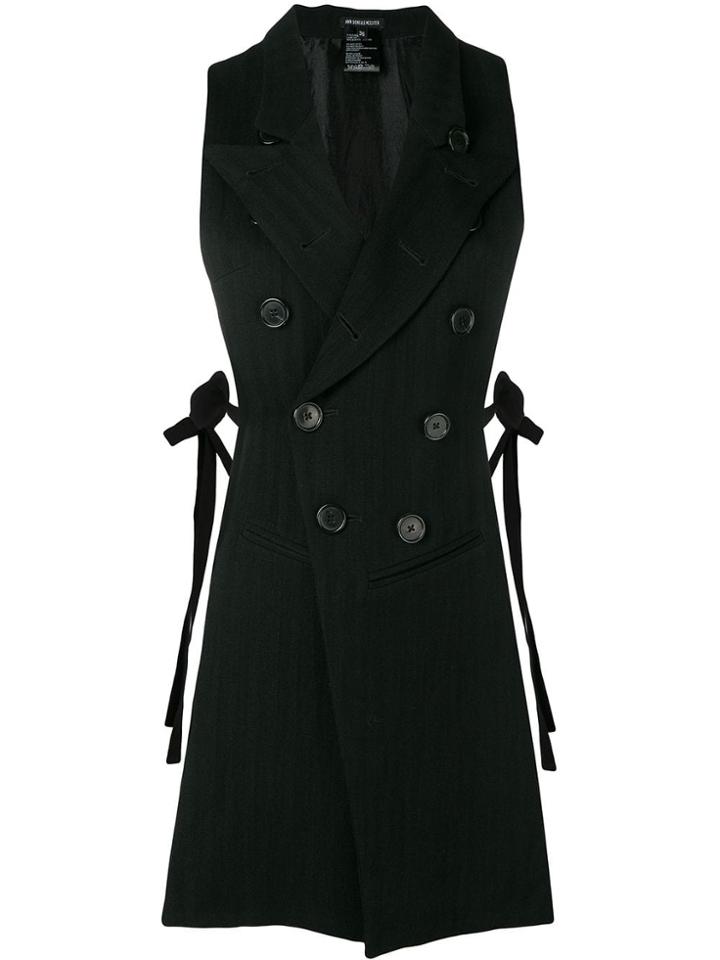 Ann Demeulemeester Double-breasted Waistcoat - Black