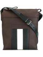 Bally Zipped Shoulder Bag, Men's, Brown, Calf Leather