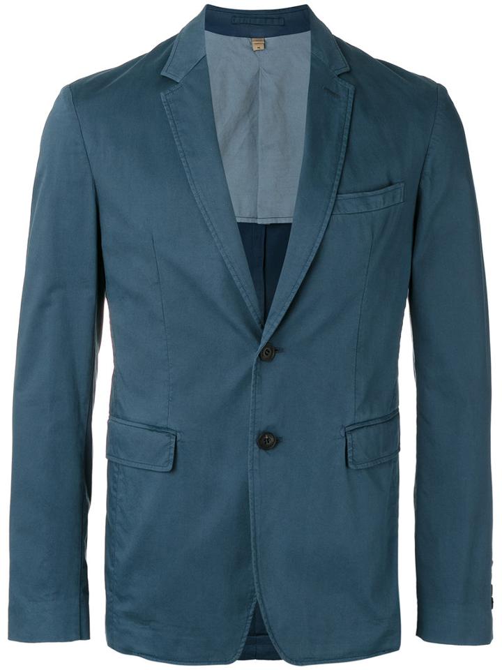 Burberry - Two-button Blazer - Men - Cotton/spandex/elastane - 46, Blue, Cotton/spandex/elastane