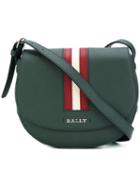 Bally - Striped Trim Cross Body Bag - Women - Leather - One Size, Green, Leather