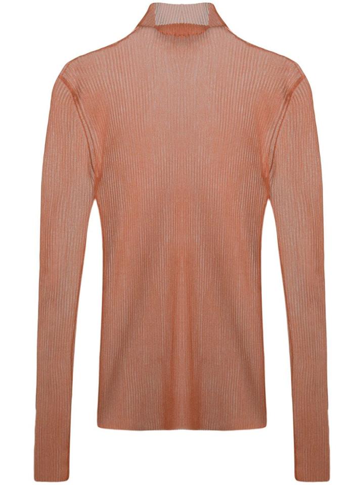 Dion Lee Sheer Knit Sweater - Pink