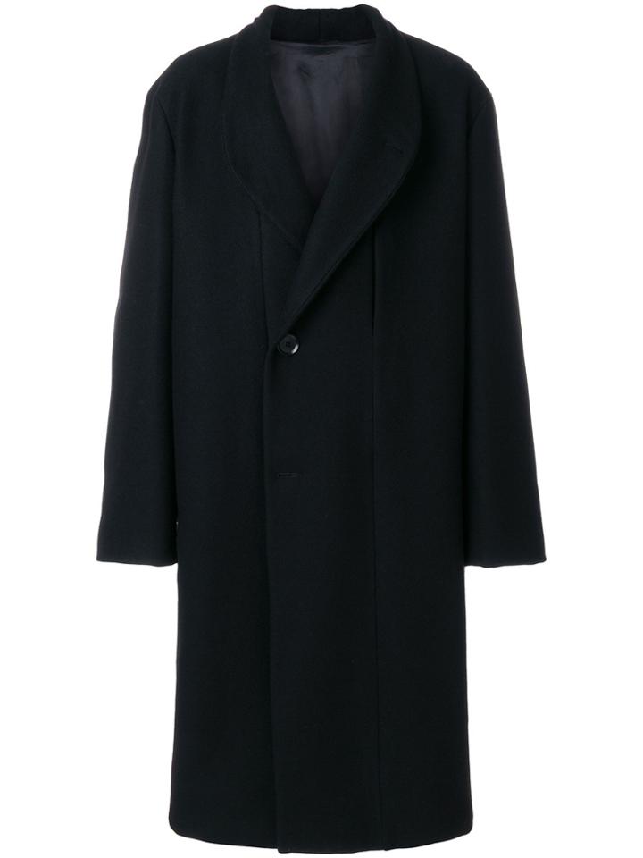 Lemaire Oversized Kaftan Coat - Black