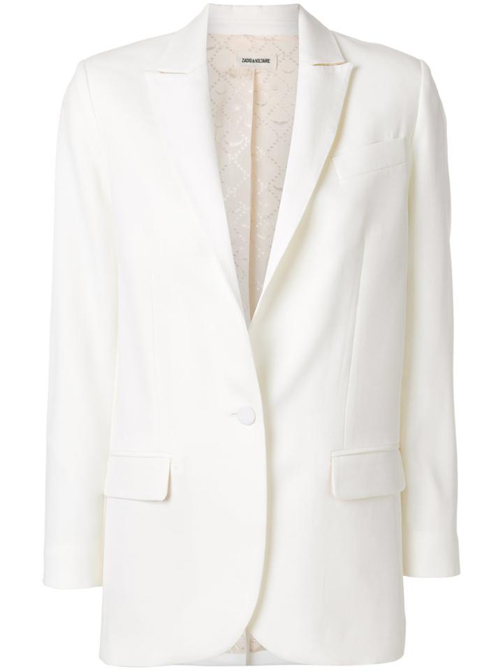 Zadig & Voltaire Vega Smock Blazer - Nude & Neutrals